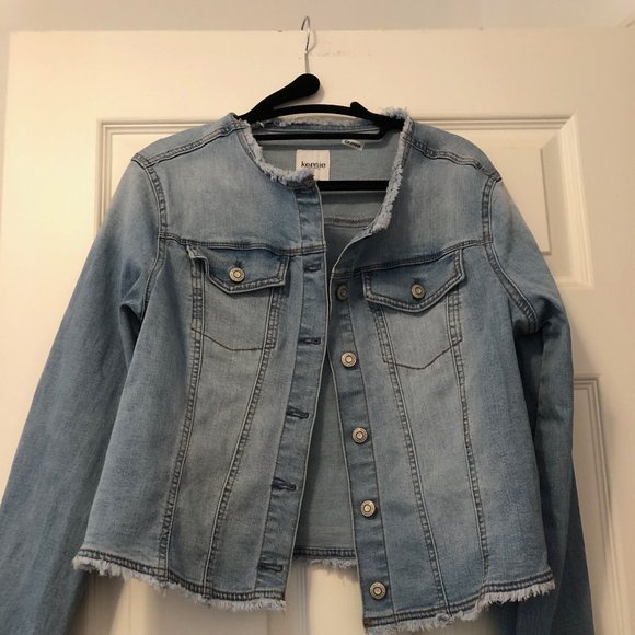 Kensie Jean Jacket - Picture 1 of 2